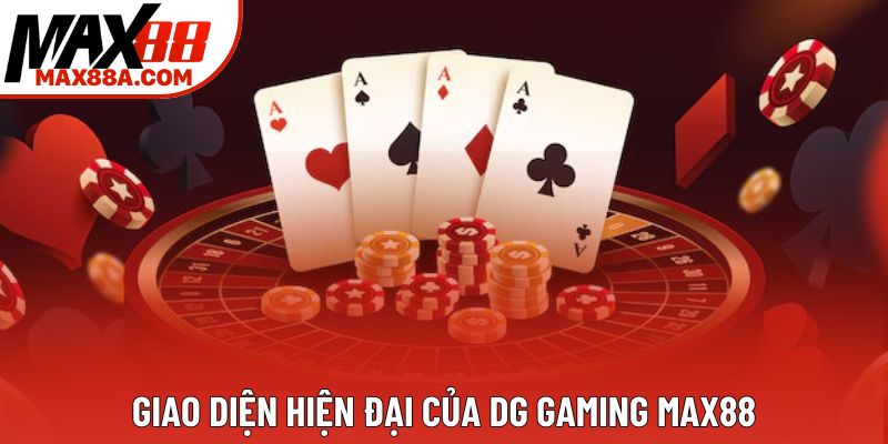 Giao diện hiện đại của DG Gaming Max88