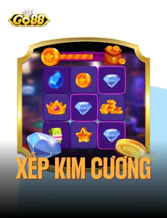 xếp kim cương